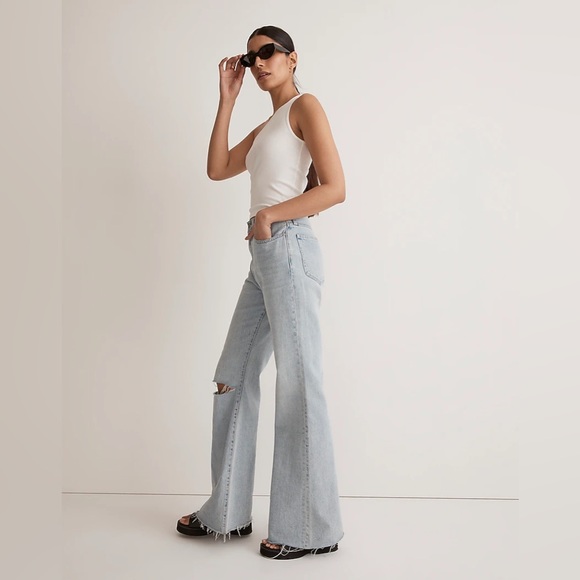 Madewell Baggy Flare Jeans - Picture 4 of 6